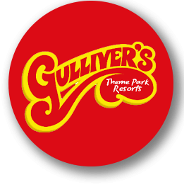 gullivers world badge logo